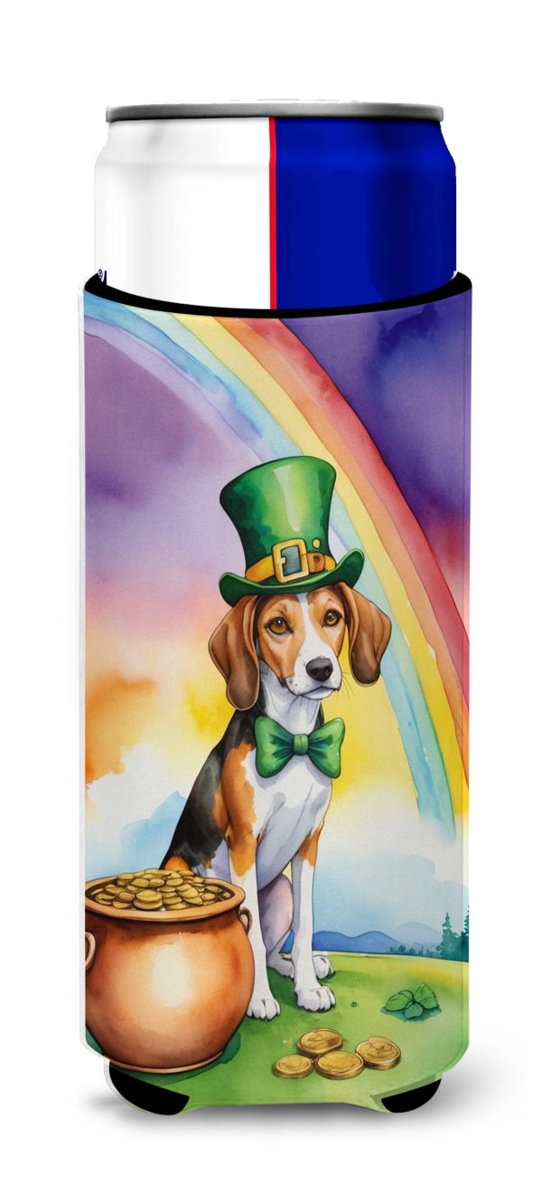 American Foxhound St Patrick s Day Hugger for Ultra Slim Cans Fashion