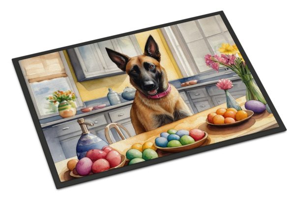 Decorating Easter Belgian Malinois Doormat For Discount
