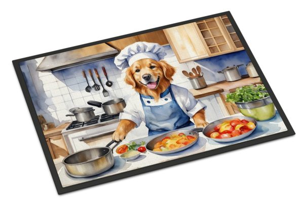 Golden Retriever The Chef Doormat Online now