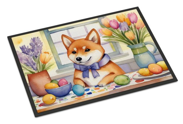 Decorating Easter Shiba Inu Doormat Online now