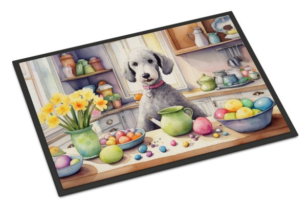 Decorating Easter Bedlington Terrier Doormat Supply