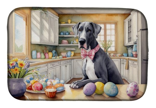 Decorating Easter Great Dane Dish Drying Mat Online Hot Sale