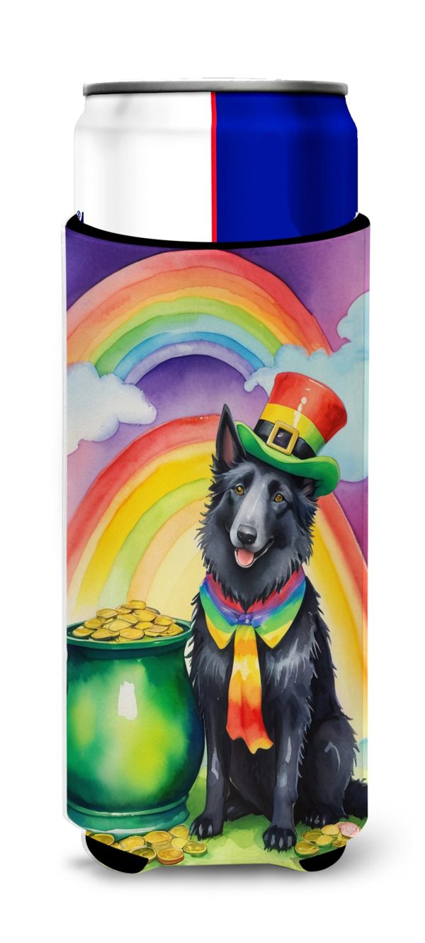 Belgian Sheepdog St Patrick s Day Hugger for Ultra Slim Cans Online Hot Sale