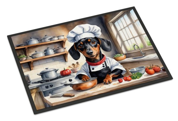 Dachshund The Chef Doormat Hot on Sale