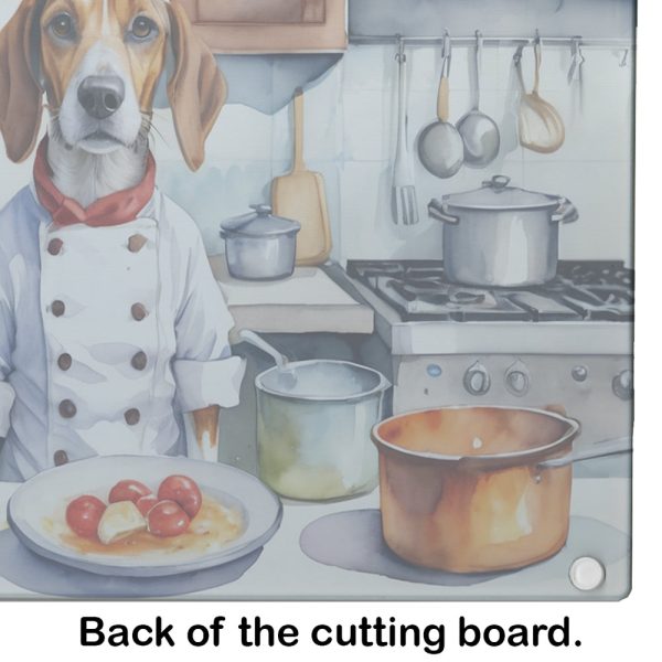 English Foxhound The Chef Glass Cutting Board Hot on Sale - Image 4