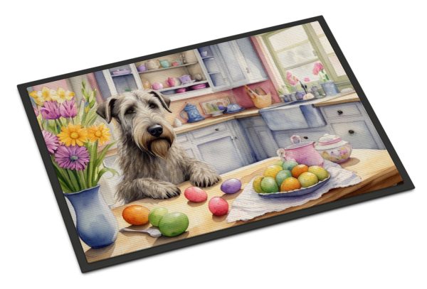 Decorating Easter Irish Wolfhound Doormat Cheap