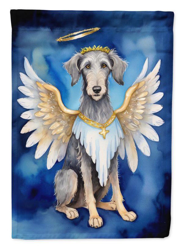 Scottish Deerhound My Angel Garden Flag – Memorial or Christmas Dog Angel Decor Fashion