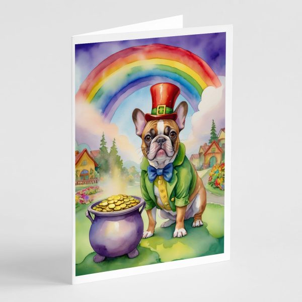 French Bulldog St Patrick s Day Greeting Cards Pack of 8 Online Sale