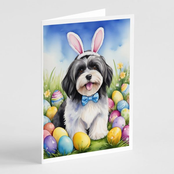 Havanese Easter Egg Hunt Greeting Cards Pack of 8 Fashion