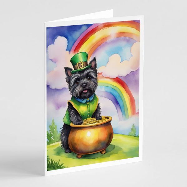 Cairn Terrier St Patrick s Day Greeting Cards Pack of 8 Online Hot Sale