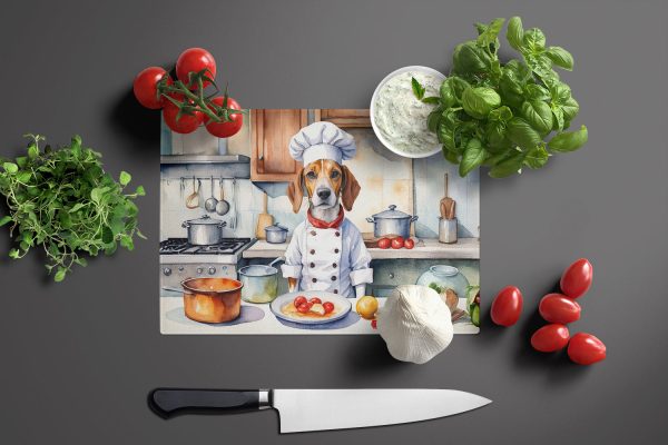 English Foxhound The Chef Glass Cutting Board Hot on Sale - Image 2