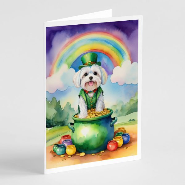 Maltese St Patrick s Day Greeting Cards Pack of 8 Online Sale