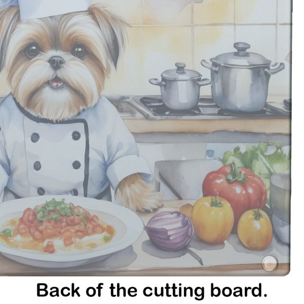 Lhasa Apso The Chef Glass Cutting Board For Cheap - Image 4