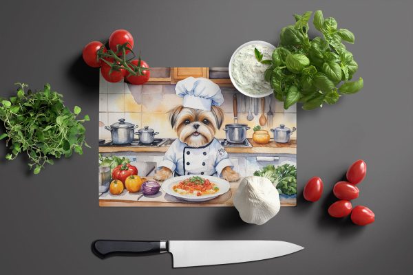Lhasa Apso The Chef Glass Cutting Board For Cheap - Image 2