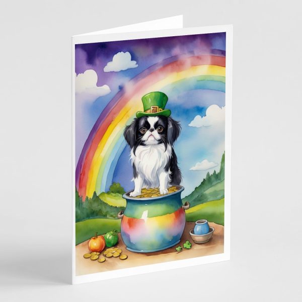 Japanese Chin St Patrick s Day Greeting Cards Pack of 8 Cheap