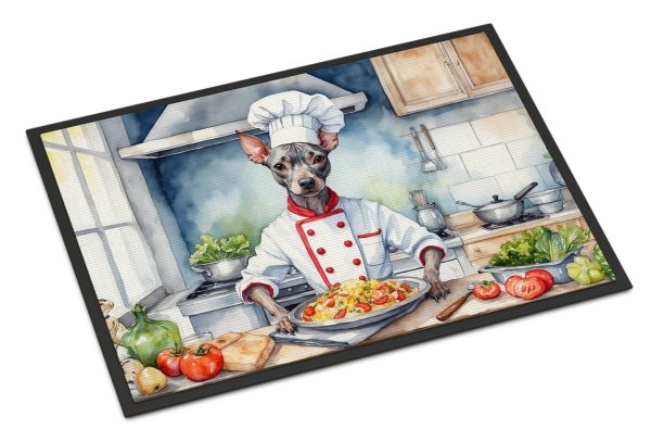 American Hairless Terrier The Chef Doormat Discount