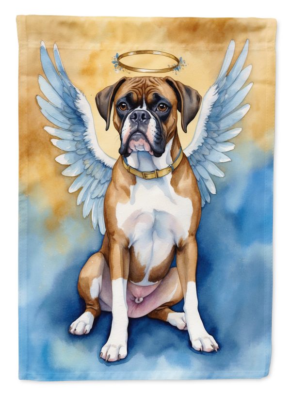 Boxer My Angel Garden Flag – Memorial or Christmas Dog Angel Decor on Sale