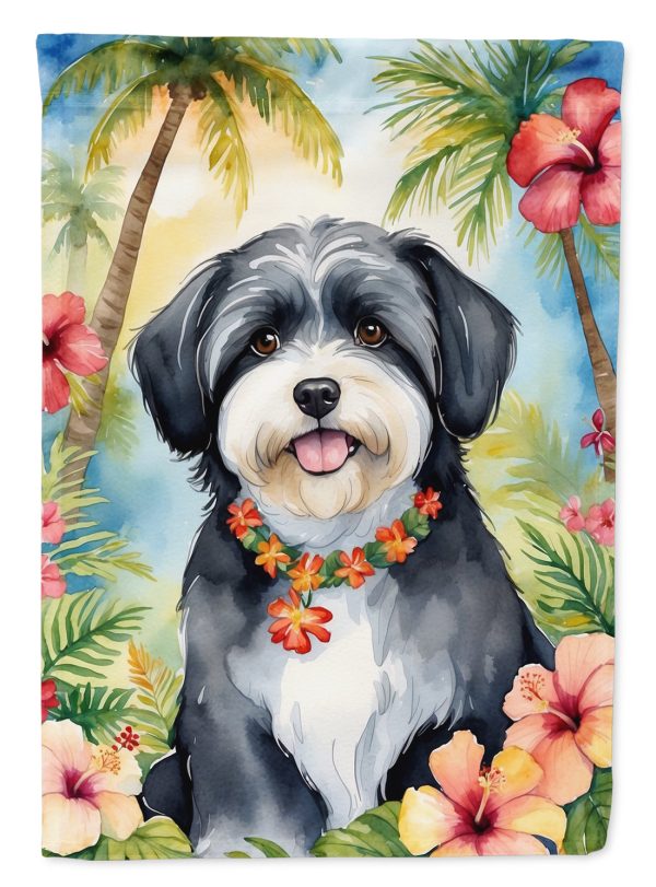 Havanese Luau House Flag Online Sale