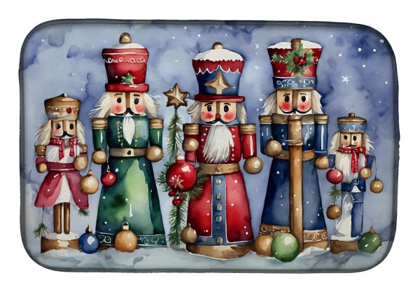 Christmas Nutcrackers Dish Drying Mat Online Sale