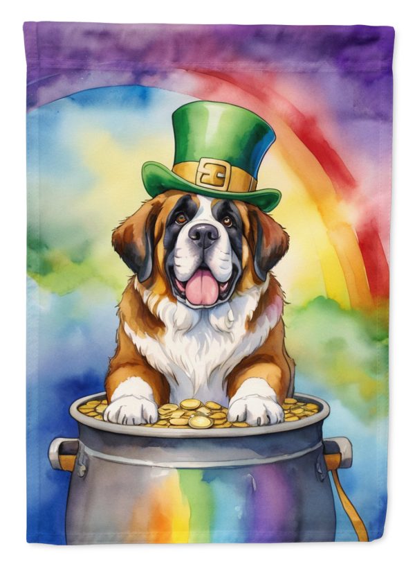 Saint Bernard St Patrick s Day House Flag Supply