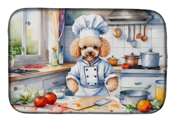 Poodle The Chef Dish Drying Mat Supply