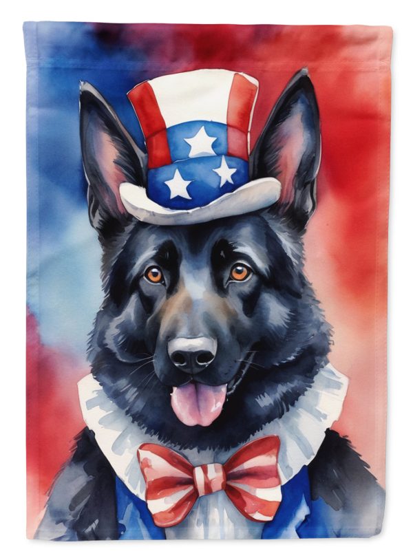 German Shepherd Patriotic American House Flag Sale