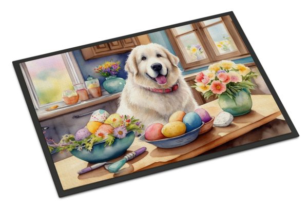 Decorating Easter Great Pyrenees Doormat Cheap