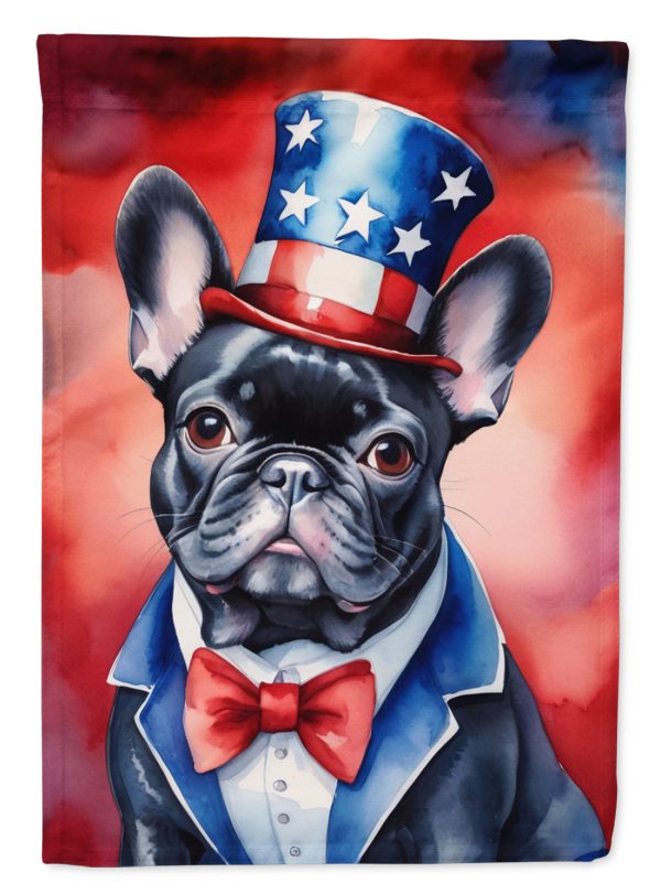 French Bulldog Patriotic American House Flag Discount
