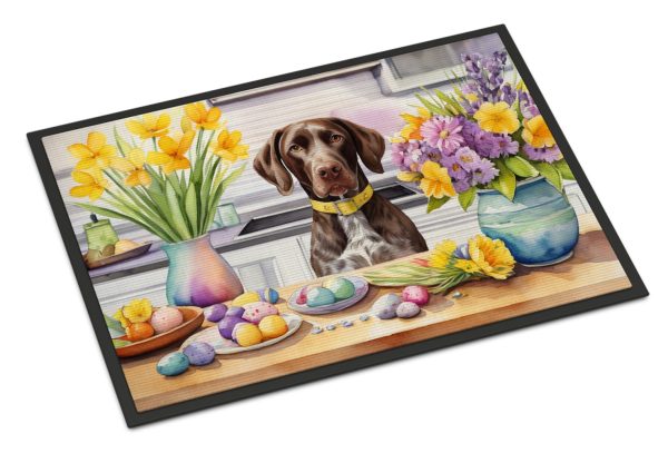 Decorating Easter German Shorthaired Pointer Doormat For Cheap
