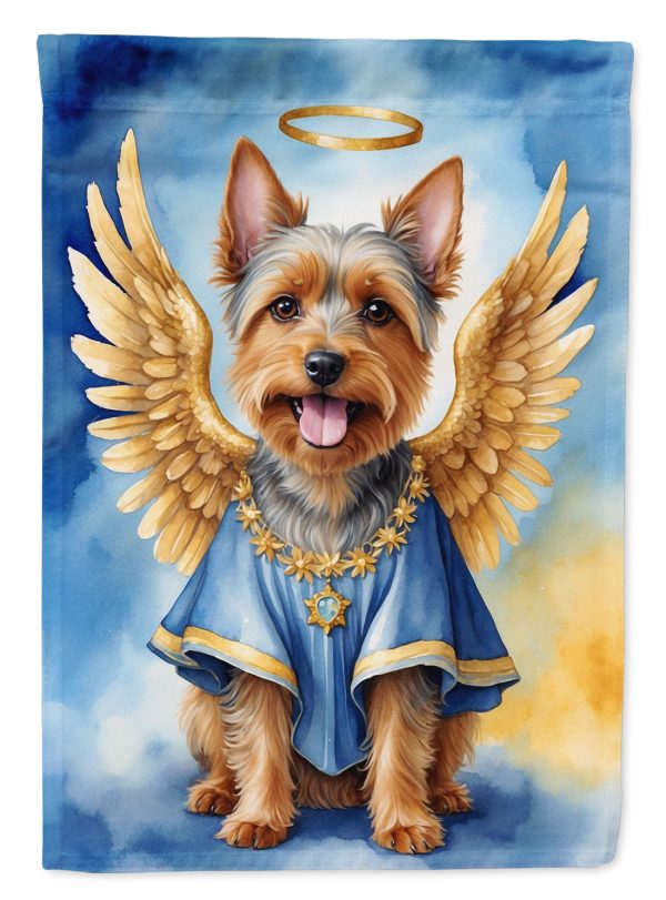 Australian Terrier My Angel House Flag For Sale