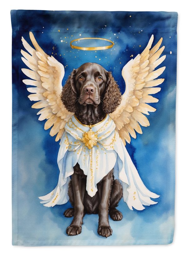 American Water Spaniel My Angel Garden Flag – Memorial or Christmas Dog Angel Decor Sale