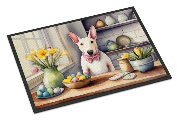 Decorating Easter English Bull Terrier Doormat Discount