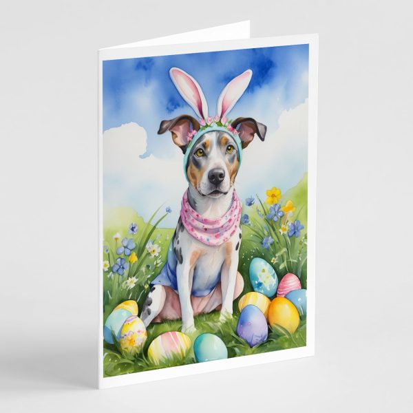 Catahoula Easter Egg Hunt Greeting Cards Pack of 8 For Cheap