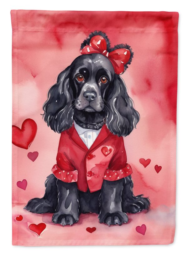 Cocker Spaniel My Valentine House Flag Online Sale