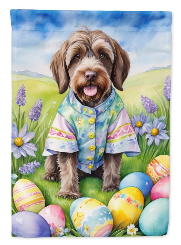 Wirehaired Pointing Griffon Easter Egg Hunt House Flag Discount