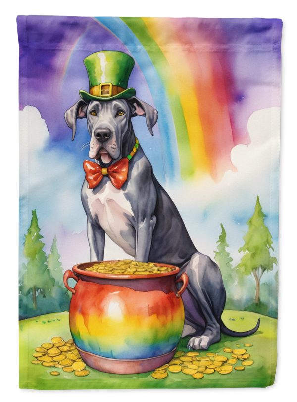 Great Dane St Patrick s Day House Flag For Discount