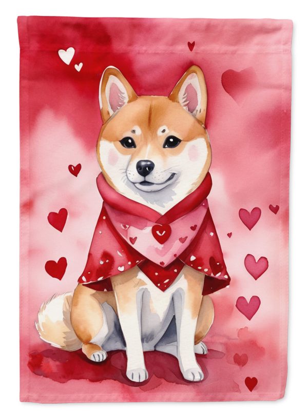 Shiba Inu My Valentine House Flag Sale