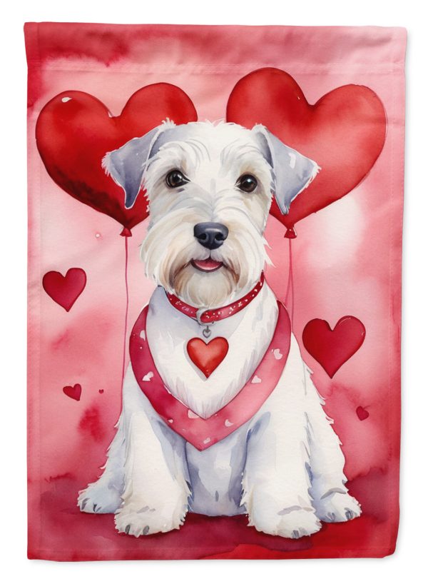 Sealyham Terrier My Valentine House Flag Online Sale