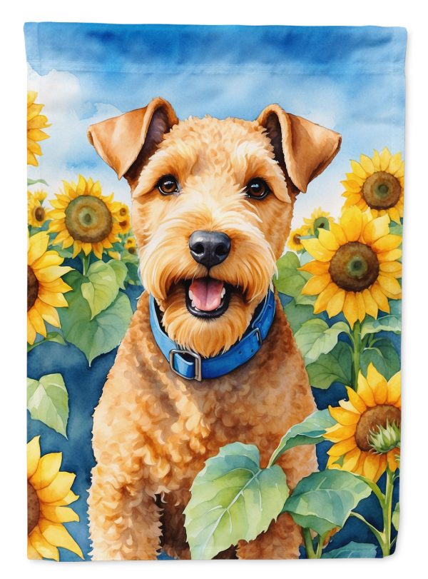 Lakeland Terrier in Sunflowers Garden Flag – Bright Dog-Themed Yard Decor Hot on Sale