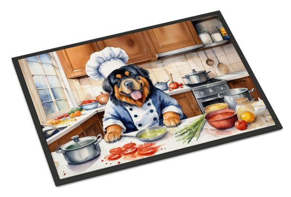 Tibetan Mastiff The Chef Doormat Hot on Sale