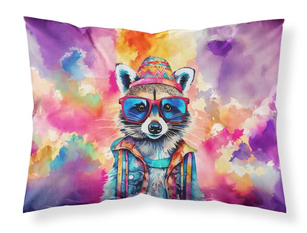 Hippie Animal Raccoon Standard Pillowcase Online now