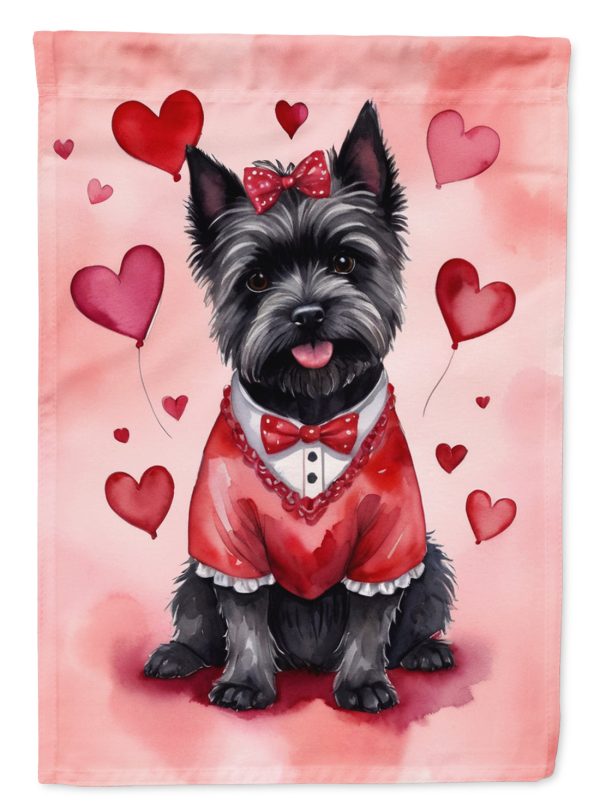 Cairn Terrier My Valentine House Flag Fashion