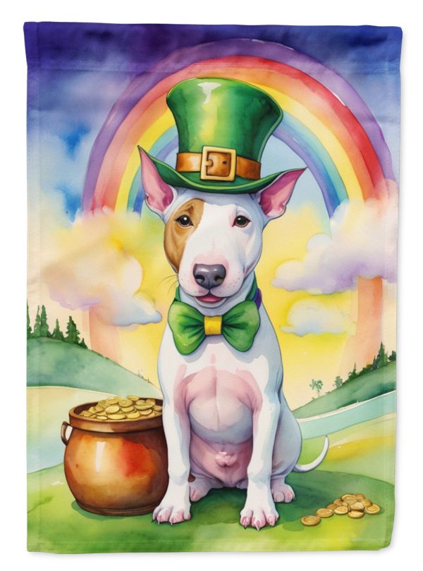 Bull Terrier St Patrick s Day House Flag Cheap
