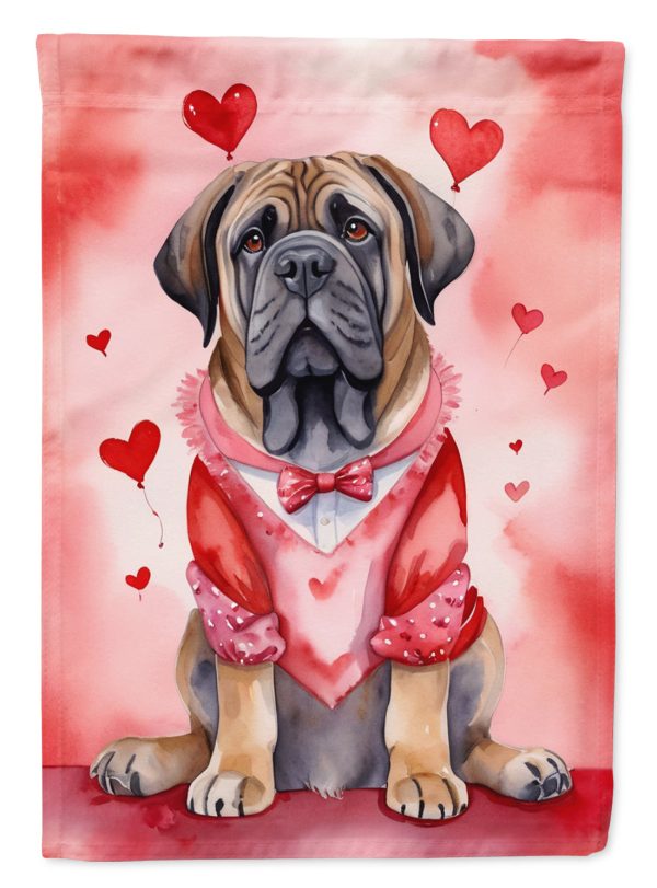 Mastiff My Valentine House Flag Supply