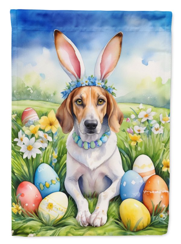 American Foxhound Easter Egg Hunt House Flag For Cheap