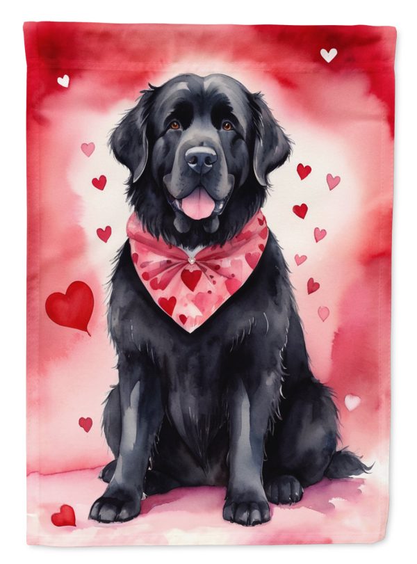Newfoundland My Valentine House Flag For Discount