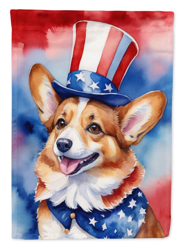 Corgi Patriotic American House Flag Hot on Sale