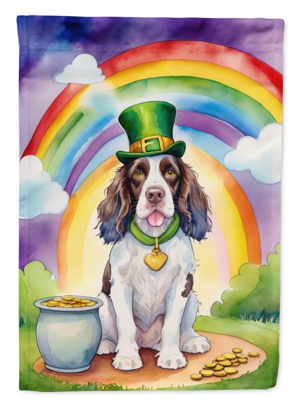 English Springer Spaniel St Patrick s Day House Flag For Cheap