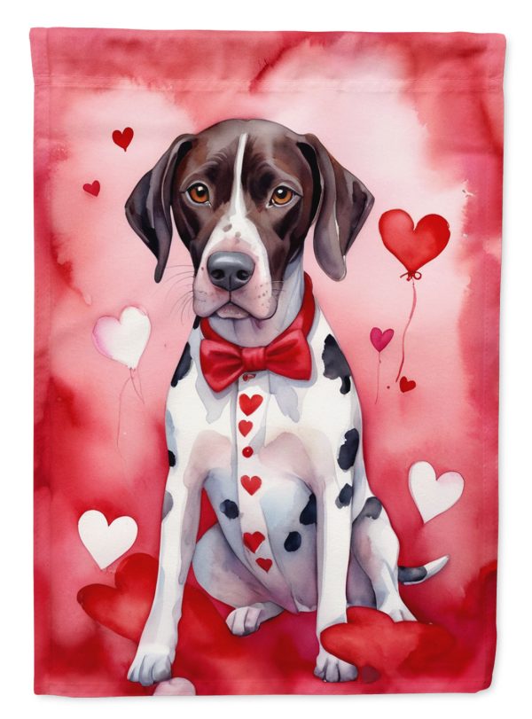 Pointer My Valentine House Flag Online now