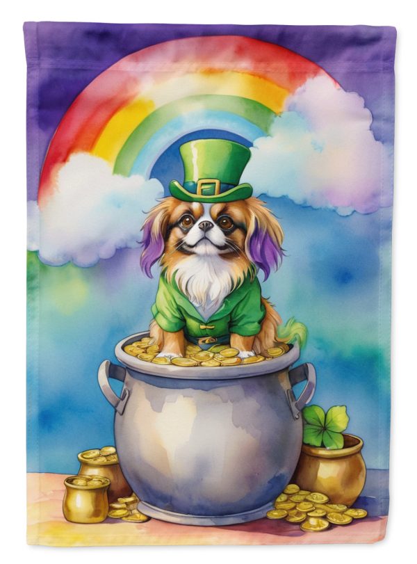 Tibetan Spaniel St Patrick s Day House Flag Hot on Sale